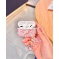 thumbnail image 3 of Funda para AirPods Pro 2 Srddty Cute Shell Pink con llavero en forma de mariposa, 3 of 6