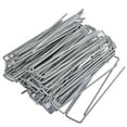 thumbnail image 2 of SEBLAFF 100PCS 6-Inch Landscape Staples Sod Staples Garden Stakes Square Pins Sturdy US, 2 of 9