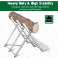 thumbnail image 4 of DURHAND Support de Coupe Robuste en Acier pour Cheval de Scie Portable, Support de Travail Réglable, Support Pliable pour Cheval de Scie, Capacité de Charge de 220 Lb, 4 of 10