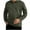 Army Green, variant on IYTR Men's Lapel Shirts Long Sleeve Shirt for Men Fall Fashion Casual Solid Color Lapel Collared Pullover (Army Green,XXXL)