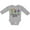 AC-Heather Grey, variant on Inktastic Kindness Grows Wildflowers Boys or Girls Long Sleeve Baby Bodysuit
