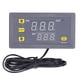 thumbnail image 1 of Controlador de temperatura digital, módulo de control de temperatura Pantalla digital LED Carcasa de ABS Mini termostato 110-220V para refrigerador, 1 of 8