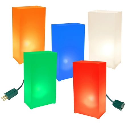 10ct Electric Luminaria Kit Multi-Colored