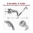 thumbnail image 2 of Spiral Dough Hook for Kitchenaid 4.5-5 Quart Tilt-Head Stand Mixer, Dough Hook Replacement for Kitchenaid Attachment, 2 of 5