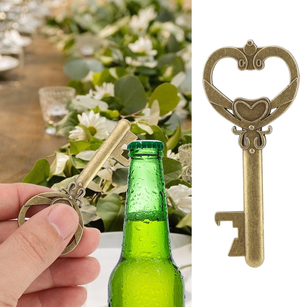 Bottle Openers, KeyShaped With Tag Card Twine Bottle And Can Opener, For Guests Party Halloween
