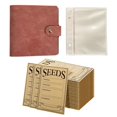 thumbnail image 1 of 50-Pack Reusable Self-Sealing Seed Packets Storage Envelopes for Organizing Vegetable&Flower Seeds, Storage Box&Binder for Gardeners, 1 of 8