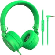 Puro Sound PuroBasic Wired Volume Limited Headphones, Green