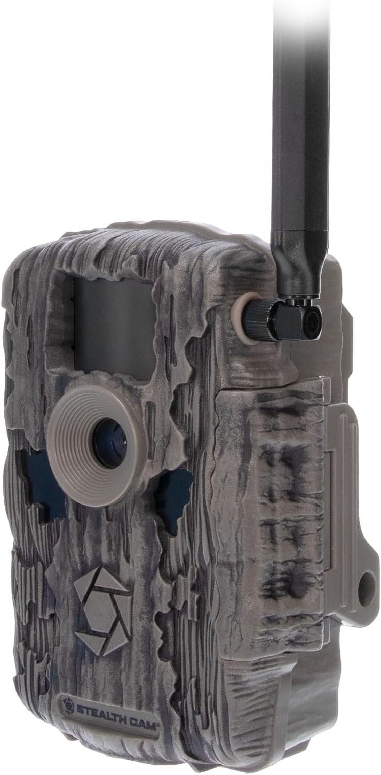 Stealth Cam Fusion MAX Dual Sim 36MP Photo & 1080P HD Video, 0.35 Sec Trigger Speed, App-Controlled Hunting Cellular Trail Camera, AT&T & Verizon, Lithium Battery, SD Card, and Cleaning Cloth