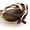 Brown Beige - Brown, variant on Womens Floral Thick Plastic Foliage Oval Retro Fashion Plastic Sunglasses Tortoise - Brown