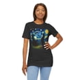 thumbnail image 6 of Unisex Van Gogh Starry Night Cat Shirt, 6 of 7