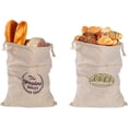 thumbnail image 1 of Sacs à Pain en Lin Naturel Lot de 2 Lin Lin pour Pain Fait Maison Sacs de Rangement Alimentaires Réutilisables Sacs à Pain Réutilisables, 1 of 2