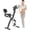 white, variant on SAYGOGO Folding Exercise Bike, 16-Level Resistance with Arm Bands & Backrest, Steel Frame