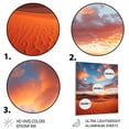thumbnail image 3 of Designart "Desert Mirage under the Blue USA Sky" Landscapes Metal Wall Decor, 3 of 5