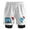 White, variant on Jey Uso Yeet Fake Two Shorts Christmas 2024 SweatShorts Men Fashion Basketball Shorts