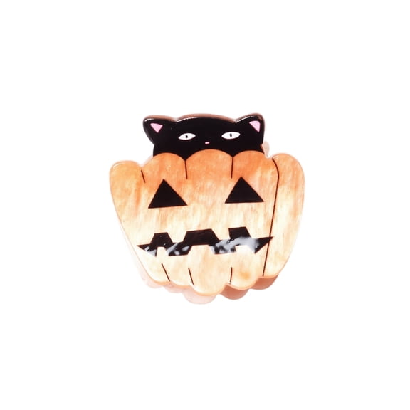 Pumpkin Hair Clip for Women,Halloween Hair Claw Clips,Cute Pumpkin Barrette Jaw Clamp Girl Hair Accessories for Halloween Festival Gift Party Supplies