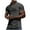Dark Gray, variant on Hvyesh Mens Quarter Zip Golf Shirts Knit Waffle Shirts 2025 Casual Short Sleeve Shirt Lightweight Golf Tops