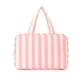 thumbnail image 2 of Toiletry Bag, Large Travel Makeup Bag with 4 Fold Compartments, Waterproof Cosmetic Organizer with Transparent Pockets for Toiletries and Brushes, 2 of 9