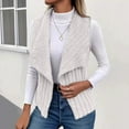 thumbnail image 2 of Aboser Fuzzy Fleece Vest for Women Warm Casual Sleeveless Jackets Trendy Open Front Vests Cozy Shawl Collar Jacket Coat, 2 of 5