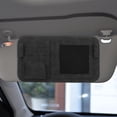 thumbnail image 3 of jiaping Car Sun Visor Organizer Business Card Holder Universal Auto Interior Accessories Black, 3 of 6