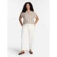 thumbnail image 2 of Terra & Sky Women's Plus Linen Blend Camp Shirt, Sizes 0X-5X, 2 of 5
