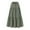 Army Green, variant on Women's Ruffle Tiered Maxi Skirt, Drawstring Elastic Waisted A-Line Solid Color Long Boho Skirts Aline Skirts for Women Green L