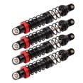 thumbnail image 2 of RC Car Damper, Aluminium Alloy High Elastic High Strength Dual Spring RC Shocks Absorber 4Pcs  For 1/10 RC Crawler Car For RR10 90mm/3.5in, 2 of 8