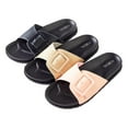 thumbnail image 3 of Roxoni Women's Open Toe Big Adjustable Strap Slide Sandals - Stylish and Comfortable Slip-Ons with Wide Strap Design, 3 of 3