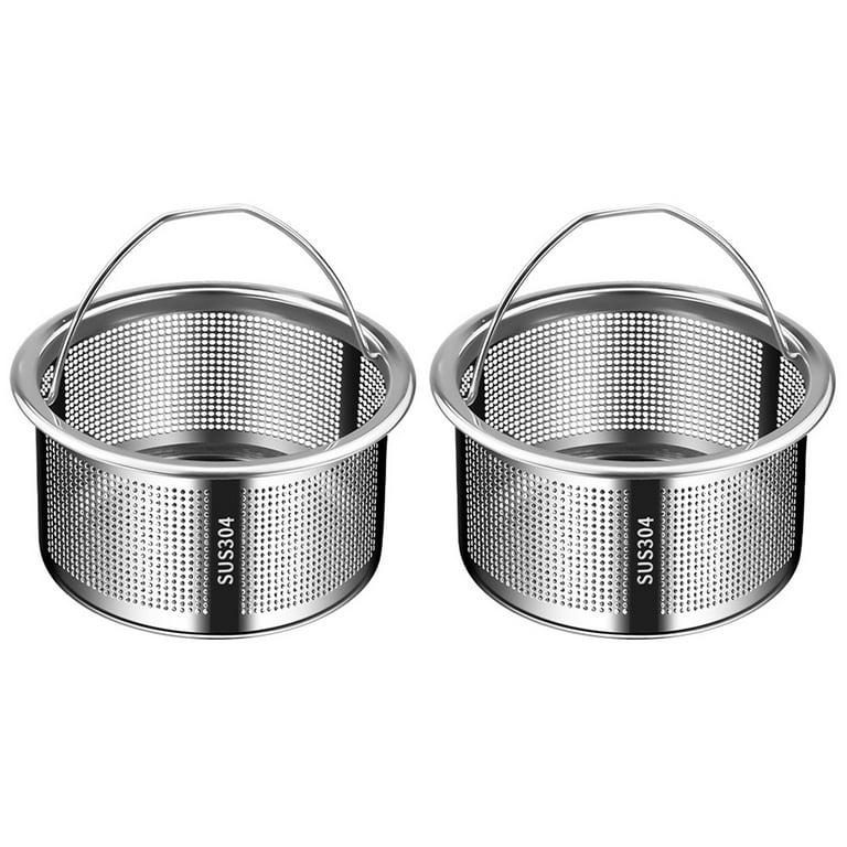 Kitchen Sink Stainless Sink Strainer With Handle Premium Stainless Steel Sink  Garbage Disposal Stopper Mesh Basket Drain Filter From Dianz, $0.82