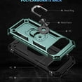 thumbnail image 4 of Dteck Case for Google Pixel 9 Pro XL, with Finger Ring Holder Kickstand, Military Grade Stand Cover Phone Cases Compatible for Google Pixel 9 Pro XL, Darkgreen, 4 of 7