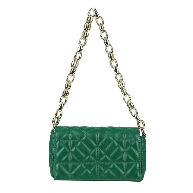 JM Bolso cuadrado pequeño simple de color de contraste, cadena gruesa, axila de un hombro, nuevo bolso de axila de moda coreana ER