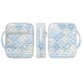 thumbnail image 2 of Yuyamidu Polka Dots Bible Cover for Women Flowers Quilted Bible Tote Bag with Handle and Organizer Pouch for Standard Bibles Blue Couple Church Bag for Study Travel, 2 of 8