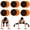Orange, variant on 12 Core Sliders – Double‑Sided Exercise Discs for Abs, Gym & Floor Workouts