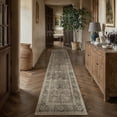 thumbnail image 2 of BERTHMEER 2'x8' Golden Brown Runner Rugs for Hallway Bathroom Bedroom Entryway Kitchen Non Slip Washable Traditional Vintage Oriental Runner Rugs, 2 of 8