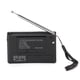 thumbnail image 2 of Portable Mini Radios FM/MW/SW Receiver with Digital Alarm Clock FM Radio Receiver Black, 2 of 4