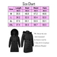 thumbnail image 3 of SHCKE Women's Long Down Jackets Thickened Winter Jackets with Hood Black Warm Parkas Winter Coats, 3 of 7