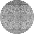 thumbnail image 1 of Ahgly Company Indoor Round Persian Gray Traditional Area Rugs, 3' Round, 1 of 1