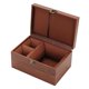 thumbnail image 4 of Estuche de almacenamiento para vajilla de té, versátil, con hebilla, resistente, ideal para regalo. Caja marrón para vajilla de té. 1 olla 2 tazas, 4 of 9