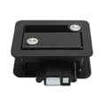 thumbnail image 2 of Travel Trailer Entry Door Lock, High Security Double Opening RV Door Latch Built In Deadbolt  For  Truck Black, 2 of 8