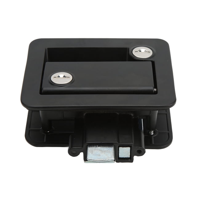 Travel Trailer Entry Door Lock, Double Opening RV Door Latch Wear Resistant For Truck Black