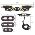 thumbnail image 5 of Adjustable Lizard Leash Bearded Dragon Harness Cool Leather Wings -z, 5 of 5