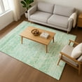 thumbnail image 7 of Addison Rugs Mayfield Premium Machine Washable Transitional Diamonds Aloe Rectangle Rug, 9' X 12' Machine Washable Transitional Diamonds Aloe Oversized Sherpa Throw Blanket, 7 of 7