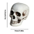 thumbnail image 3 of Fnochy Halloween Decorations Skulls, Realistic Looking Skulls Human Skeleton Head Skull, for Halloween Bar Home Table Decoration, 3 of 5