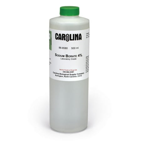 Sodium Borate, Decahydrate, 4%, Laboratory Grade, 500 Ml