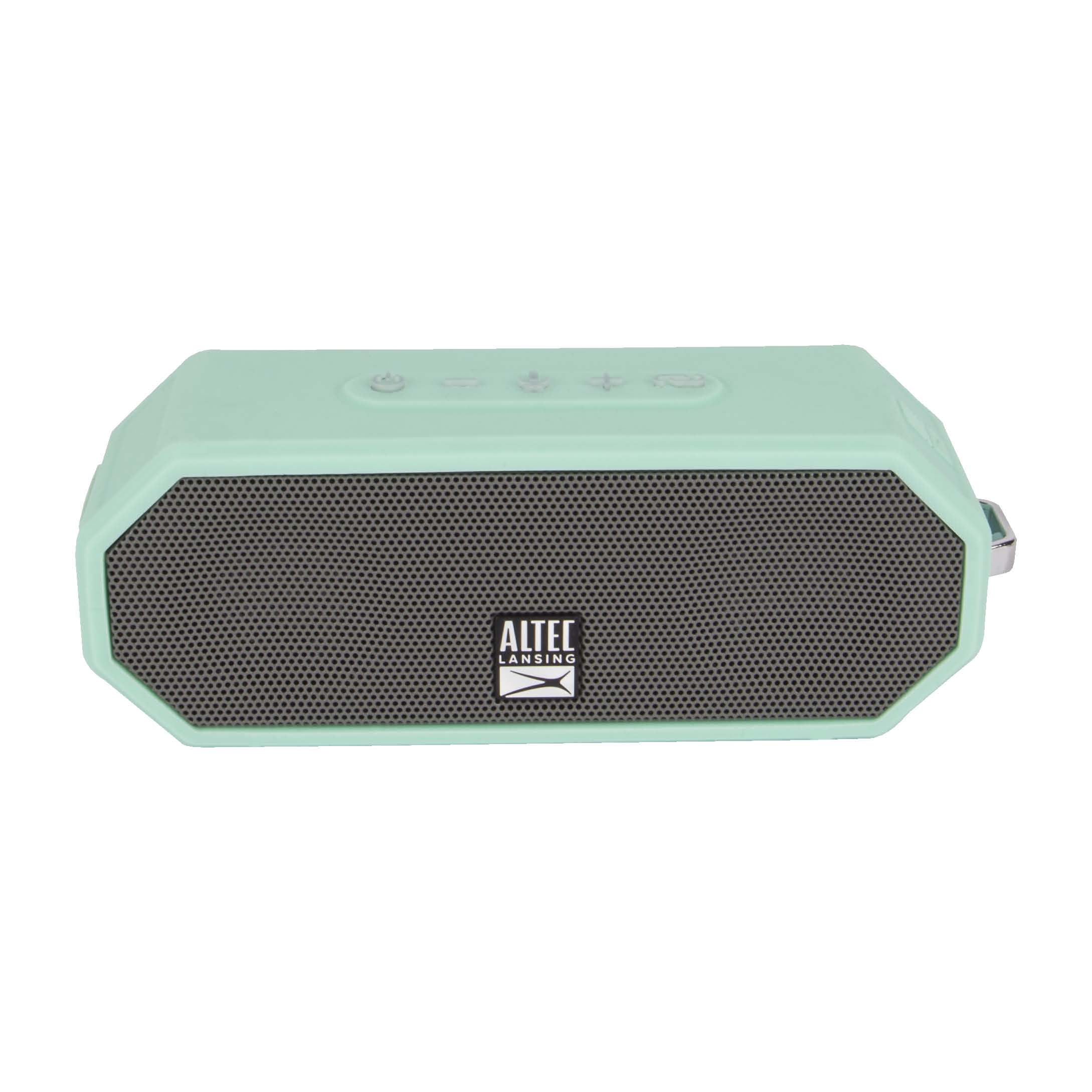 BLK Altec Lansing IMW449 Jacket H2O 4 Rugged Floating Ultra Portable Bluetooth Waterproof Speaker with up to 10 Hours of Battery Life 100FT Wireless Range and Voice Assistant Integration 