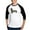 Black/White, variant on CafePress - Wild Dachshund Baseball Jersey - Cotton Baseball Jersey, 3/4 Raglan Sleeve Shirt