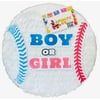 Baseball Themed Gender Reveal Pinata Pink & Blue 16” Diameter Sports Themed Gender Reveal Party