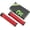 red, variant on ROCKBROS Bike Handlebar Grips Double Lock-on Ergonomic Non-Slip Rubber Hand Grip for MTB BMX Mountain Bike Scooter