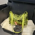 thumbnail image 6 of Btomtd Women's Crossbody Bag with Sequin for Commuting, Casual Underarm Shoulder Bag with Chain Strap, Everyday Purse and Handbag, Green, 6 of 7