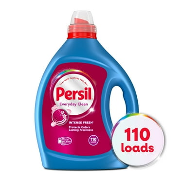 Persil Intense Fresh Everyday Clean Deep Stain Removal, 2X Concentrated Liquid Laundry Detergent, 82.5 fl oz, 110 Loads
