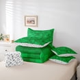 thumbnail image 6 of Castle Fairy Pixelated Miners Bedding Comforter Set,Plaid Grid Queen Bedding Sets, 6 of 8